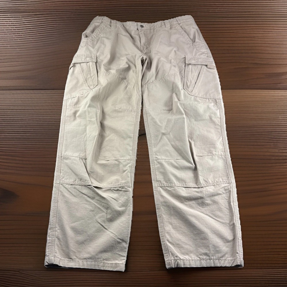 Guide Gear Cargo Pants Mens 40x34 Beige Tactical Utility Khakis Ripstop Outdoors